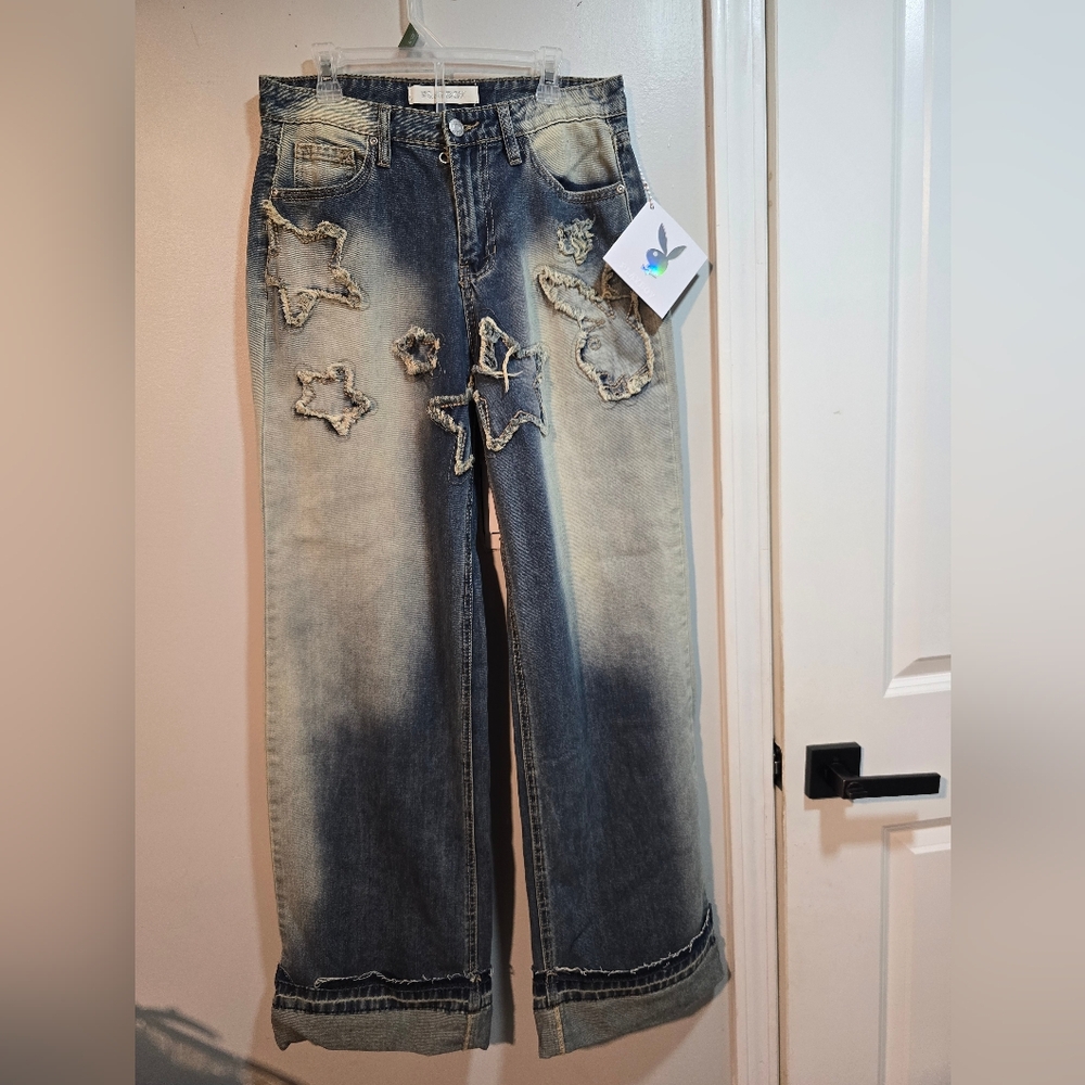 New PLAY BOY JEANS STAR SIZE 5